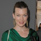 Milla Jovovich?s sleek, updo hairstyle