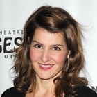 Nia Vardalos’ brunette, wavy hairstyle