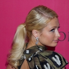 Paris Hilton’s blonde, ponytail hairstyle