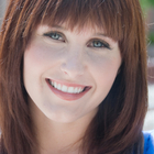 Red hair - Angled front with full bangs