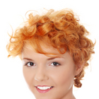 Red hair - Cropped curls
