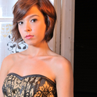 Short Hair - Bob with razor cut layers and bangs swept to side