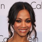 Zoe Saldana?s chignon hairstyle