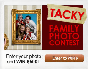 Tacky family photo contest