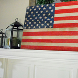 DIY red, white and blue for the home