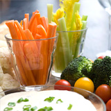 Slimmed-down football party snacks
