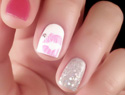 Lacquered love: Sweet lips nail art