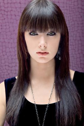 Slanted Fringe Hairstyles