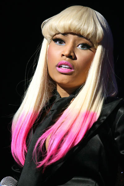 Celebrity Pink Shorts on Nicki Minaj S Colorful Style   Celebrity Hairstyles