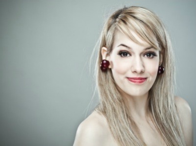Hairstyles Pulled  Side on Long Blonde Layers With Long Bangs   Long Hairstyles
