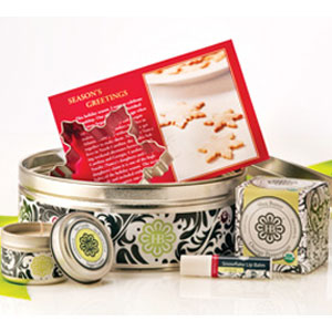 Cookie tin gift set