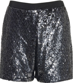 Sequined shorts