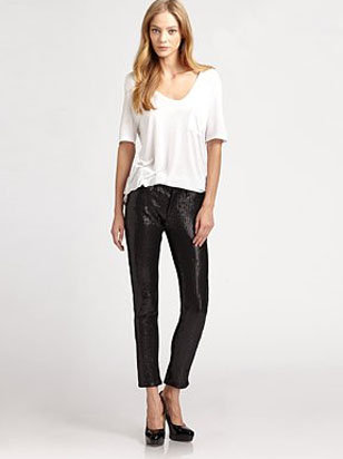 Sequined leggings