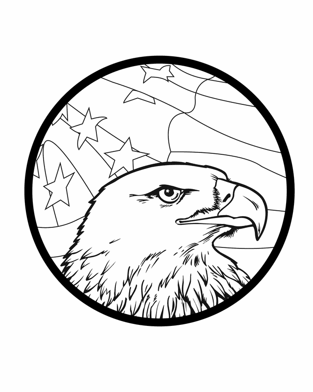 American Eagle Free Printable Coloring Pages