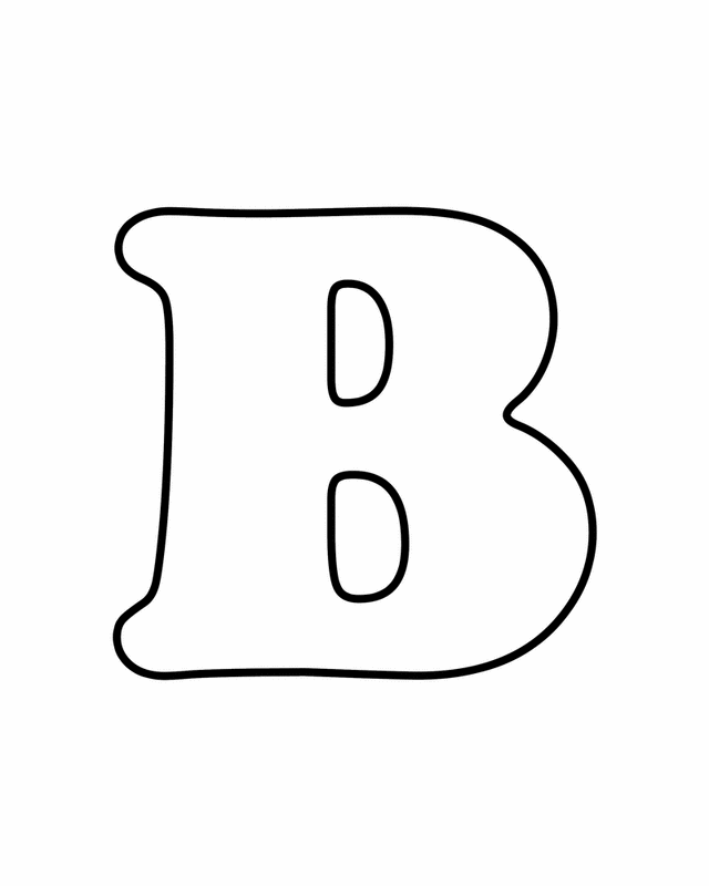 b graffiti letter lowercase coloring pages - photo #25