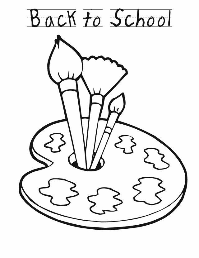 paint coloring pages - photo #4