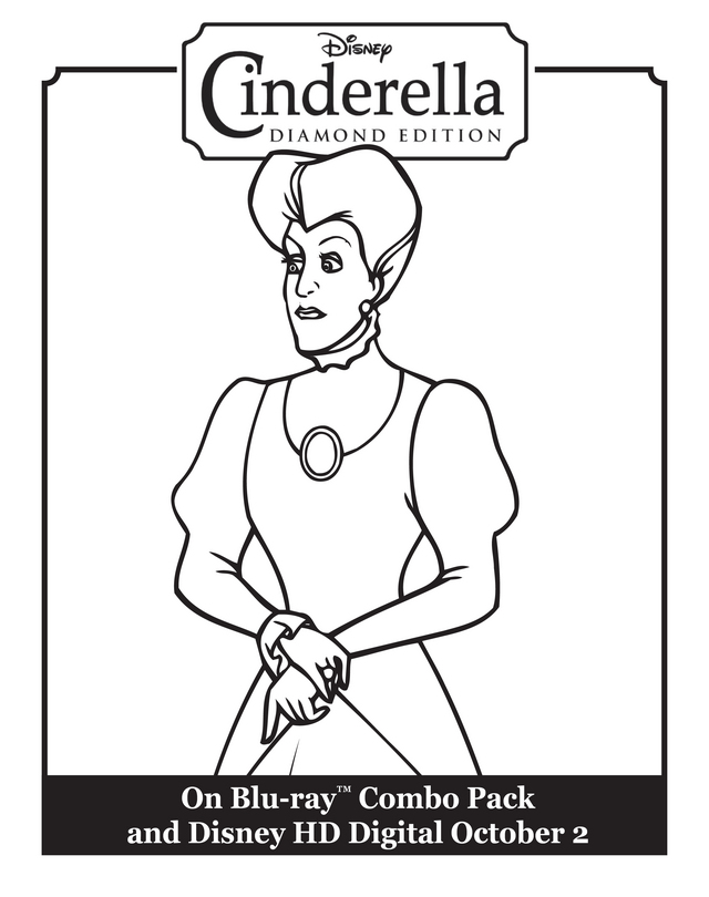 Character Coloring And Activity Pages Cinderellas Stepmother 