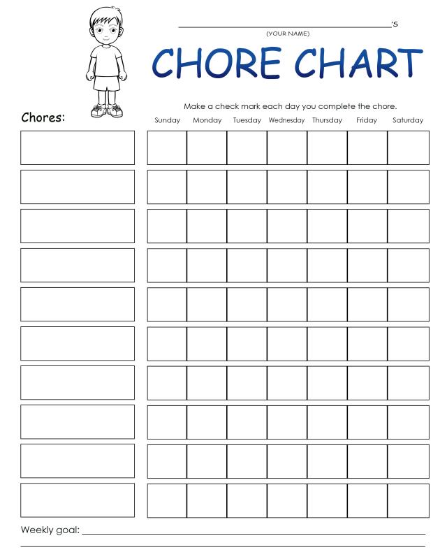 chore charts free