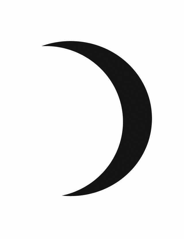 Pumpkin Carving Templates Crescent Moon