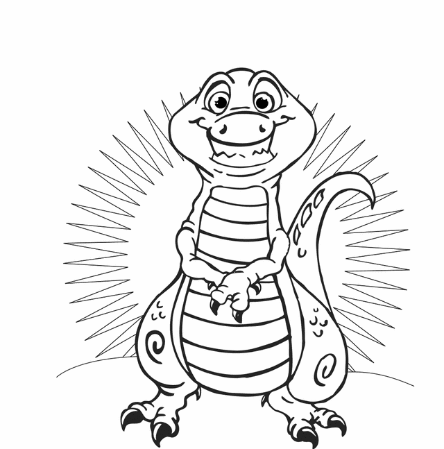 t rex printable coloring pages - photo #44