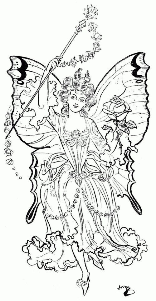 fairy princess coloring pages print - photo #29