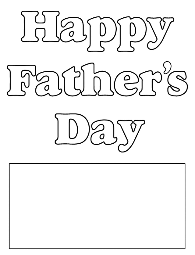 Happy Father's Day Free Printable Coloring Pages