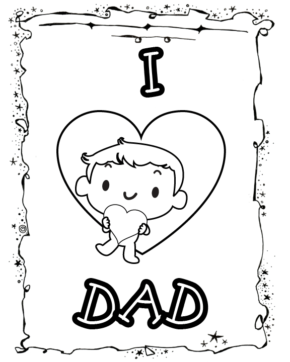 dads birthday coloring pages - photo #50