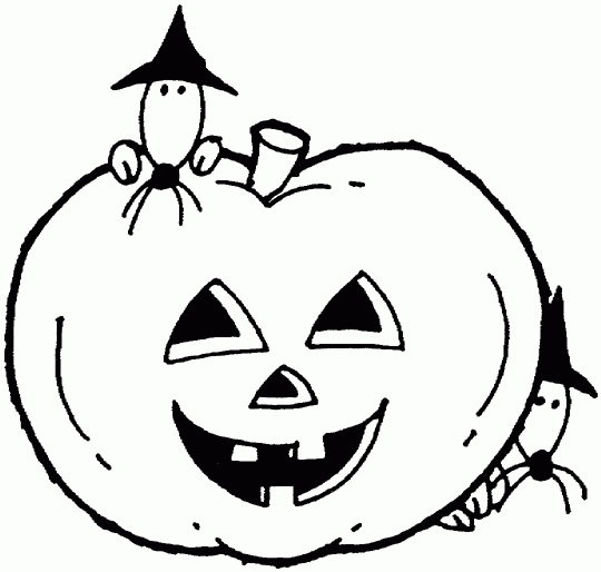 jack o lantern faces coloring pages - photo #5