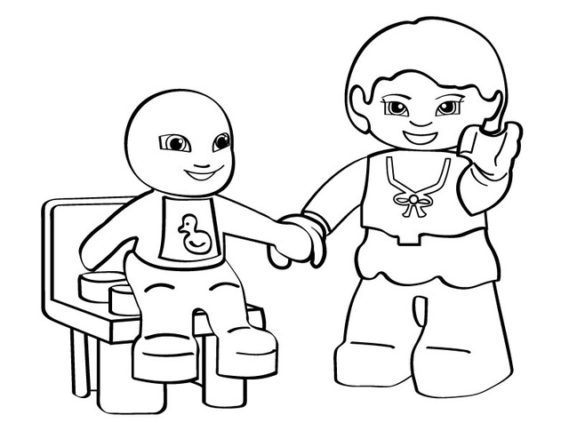 Lego Colouring Pages