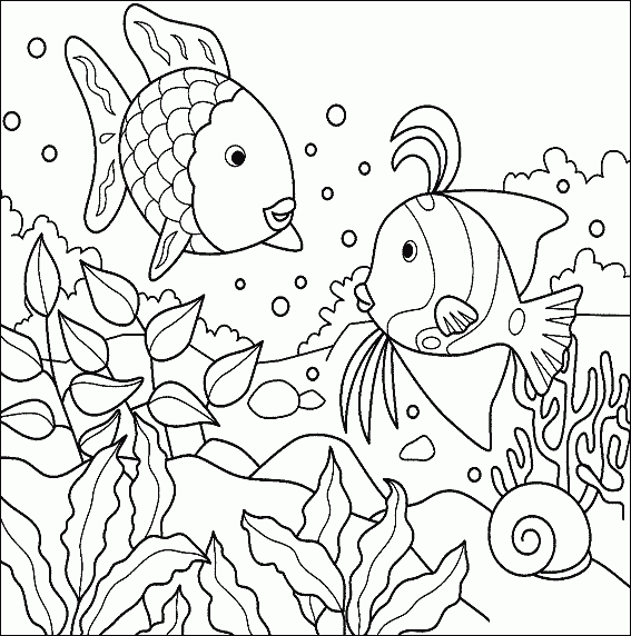 ocean fish coloring pages - photo #46