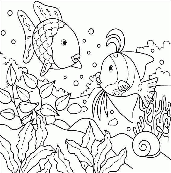 ocean creatures coloring pages to print - photo #9