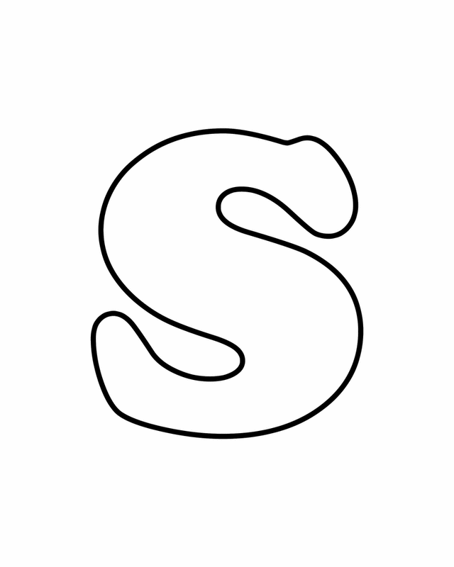 letter s colourletter s s Colouring Pages | Coloring Pages Galleries