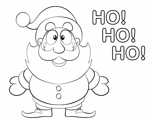 ukrainian christmas santa coloring pages - photo #32