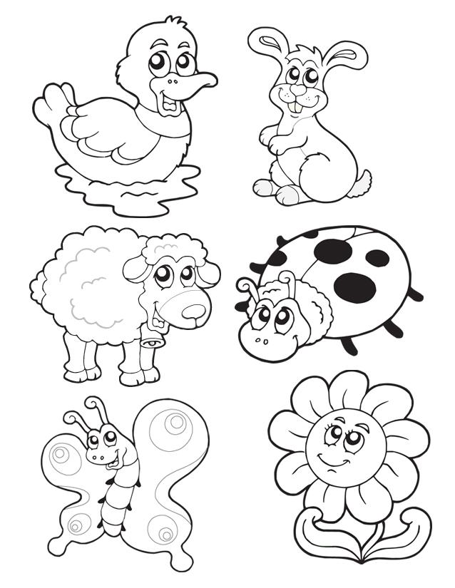 spring coloring pages for kids printable. spring coloring pages for kids
