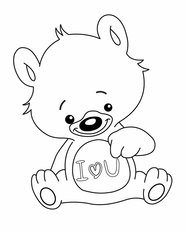 i love you baby coloring pages - photo #12