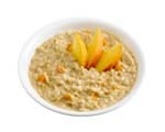 Baked Peach Oatmeal  