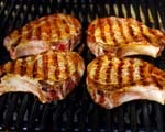 Bourbon-Sauced Chops 