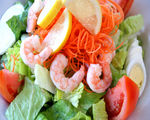 Asian Shrimp Salad with Creamy Citrus Dressing