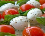 Herbed Mini Caprese Skewers