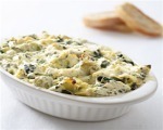 Spinach Artichoke Crostini