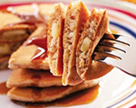 Apple and Cinnamon Oatmeal Pancakes