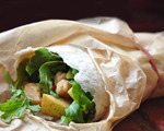 Apple, Arugula and Gouda Wraps
