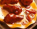 Apricot Glazed Chicken Drums