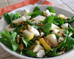 Arugula Salad with Pear and Blue Cheese