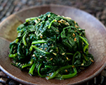 Asian Spinach with Toasted Sesame Oil