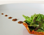Baby Greens with Parmesan, Pears and Almonds