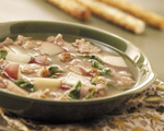 Baby Spinach and Sausage Soup