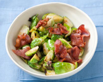 Bacon Braised Brussels Sprouts