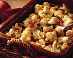Baked Cauliflower and Mushrooms