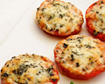 Baked Tomatoes with Parmesan Cheesev